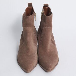 Franco Sarto Shaina Women's Brown Suede Pointed Toe Ankle Booties Size 7.5M